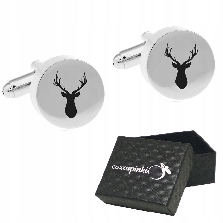 

Spinki do mankietów koszuli ślubne Poroże ślub