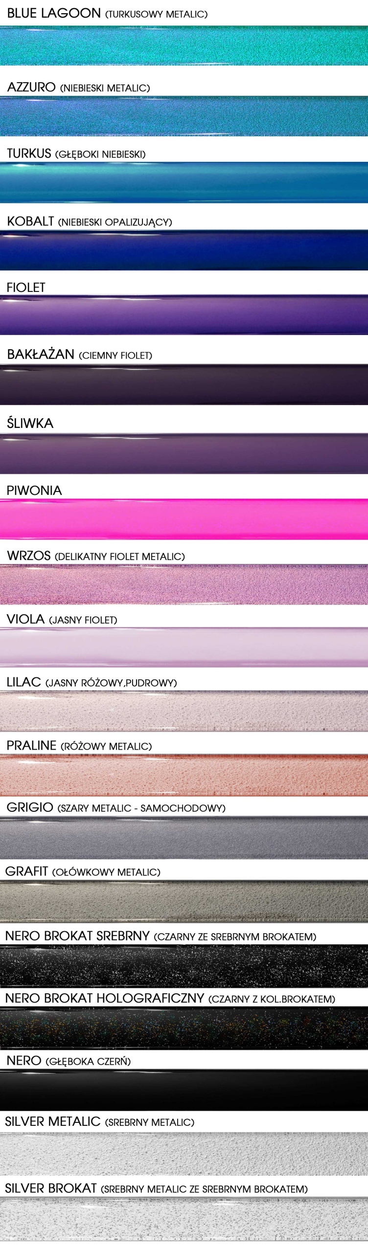 LISTWA MOZAIKA SZKLANA 60X2,3 DEKOR SZKLANY BORDER Wykończenie błyszczące