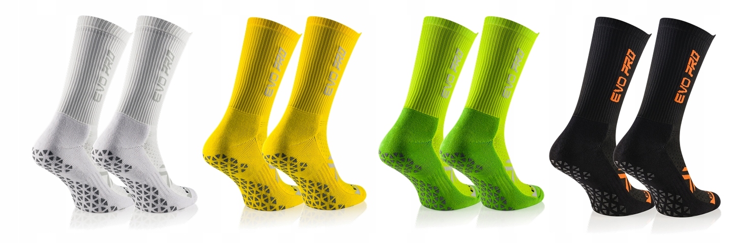 SKARPETKI skarpety PIŁKARSKIE TRENINGOWE ANTYPOŚLIZGOWE EvoPRO SENIOR 41-46 Kolor zielony