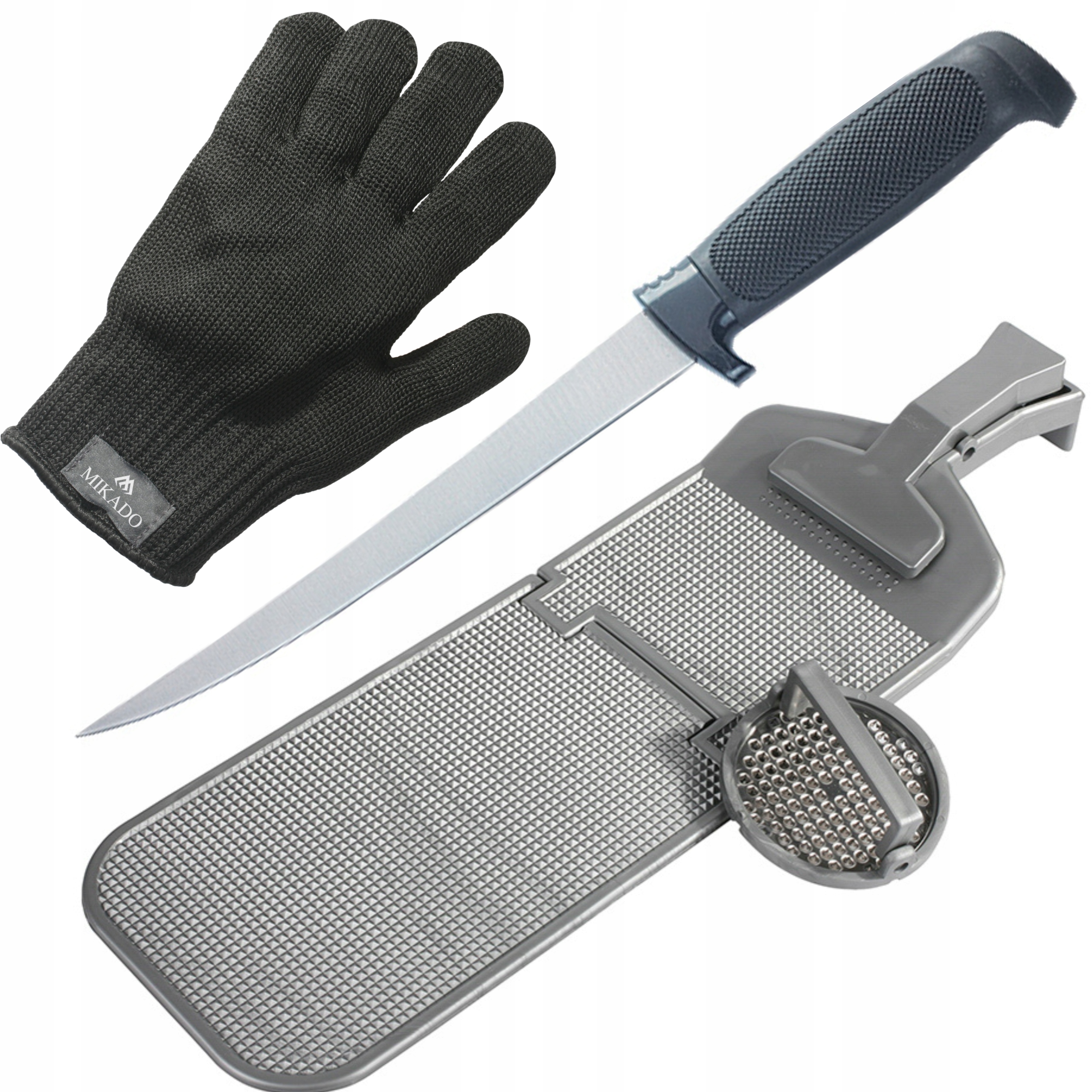 Zestaw Do Filetowania I Skrobania Ryb 4w1 Jaxon