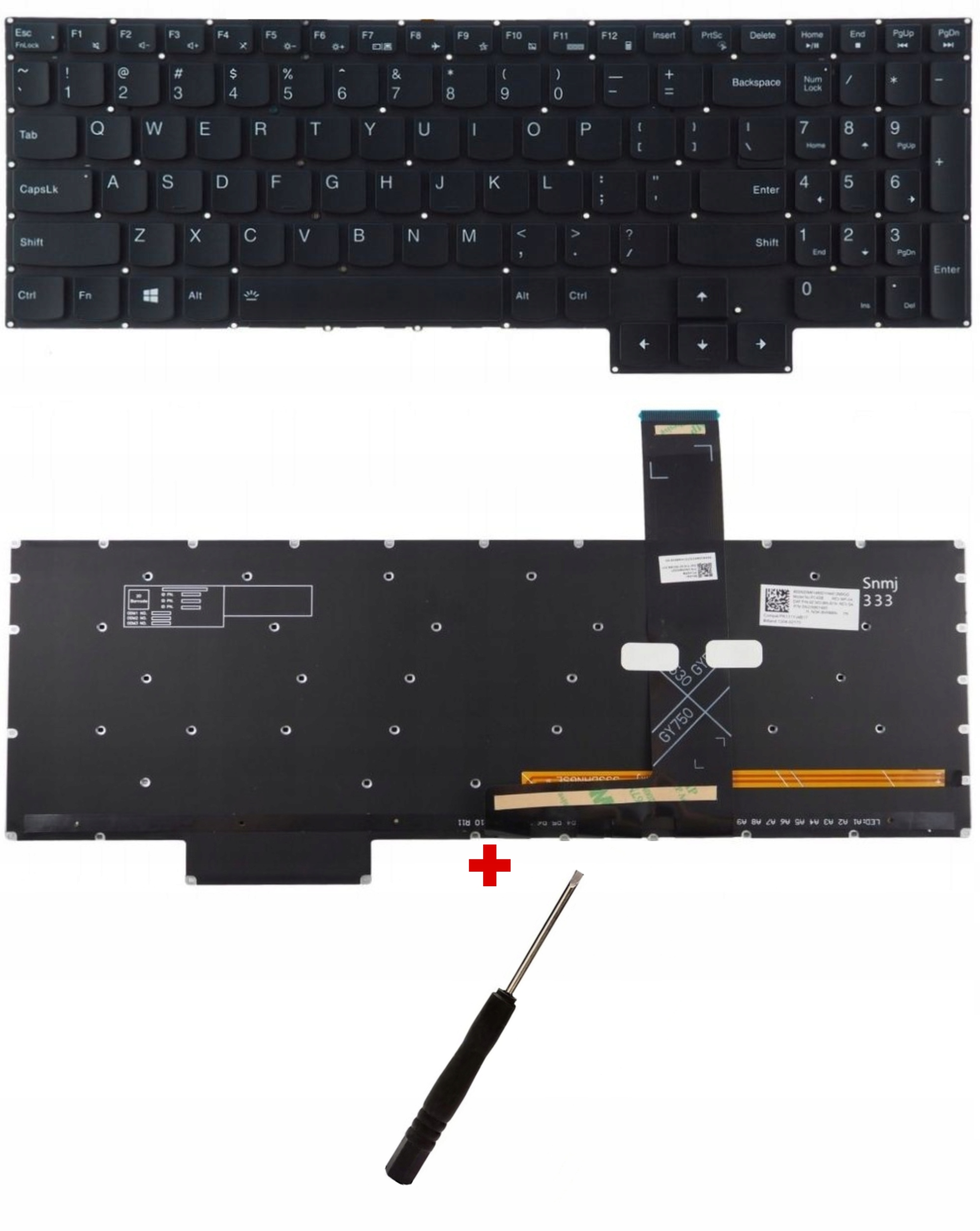 Klávesnice pro Lenovo Legion 5-17ACH6H 5-17ITH6 5-17ITH6H 5-15ACH6H 5-15ACH6