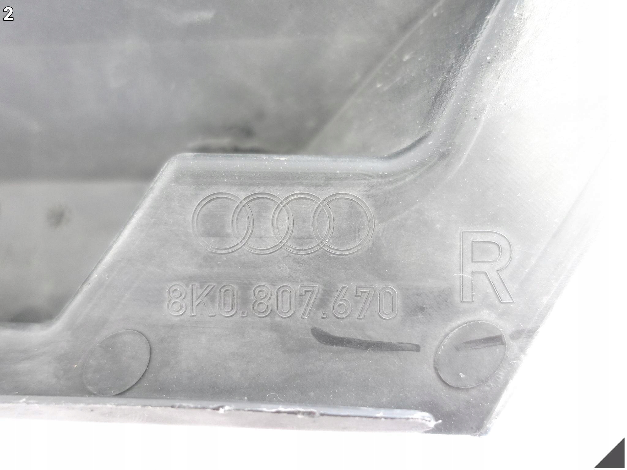 AUDI RS4 8K0 B8 bumper support holder bracket right front 8K0807670