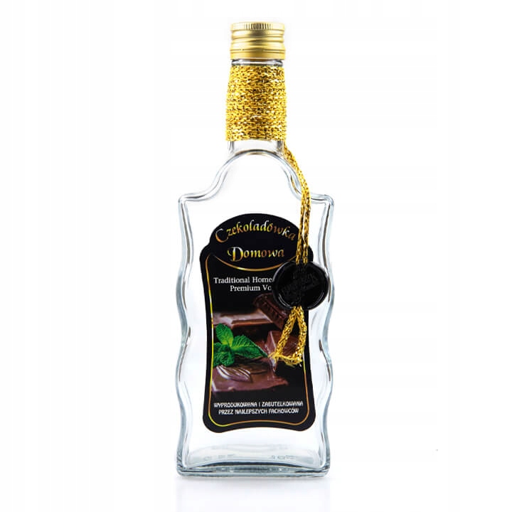 

Butelka zdobiona fala 500ml Czekoladówka Domowa