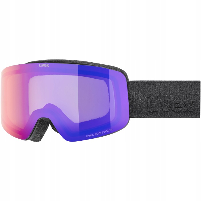 Lyžařské brýle Uvex Pwdr Fm Black Matt Mirror Ruby S2