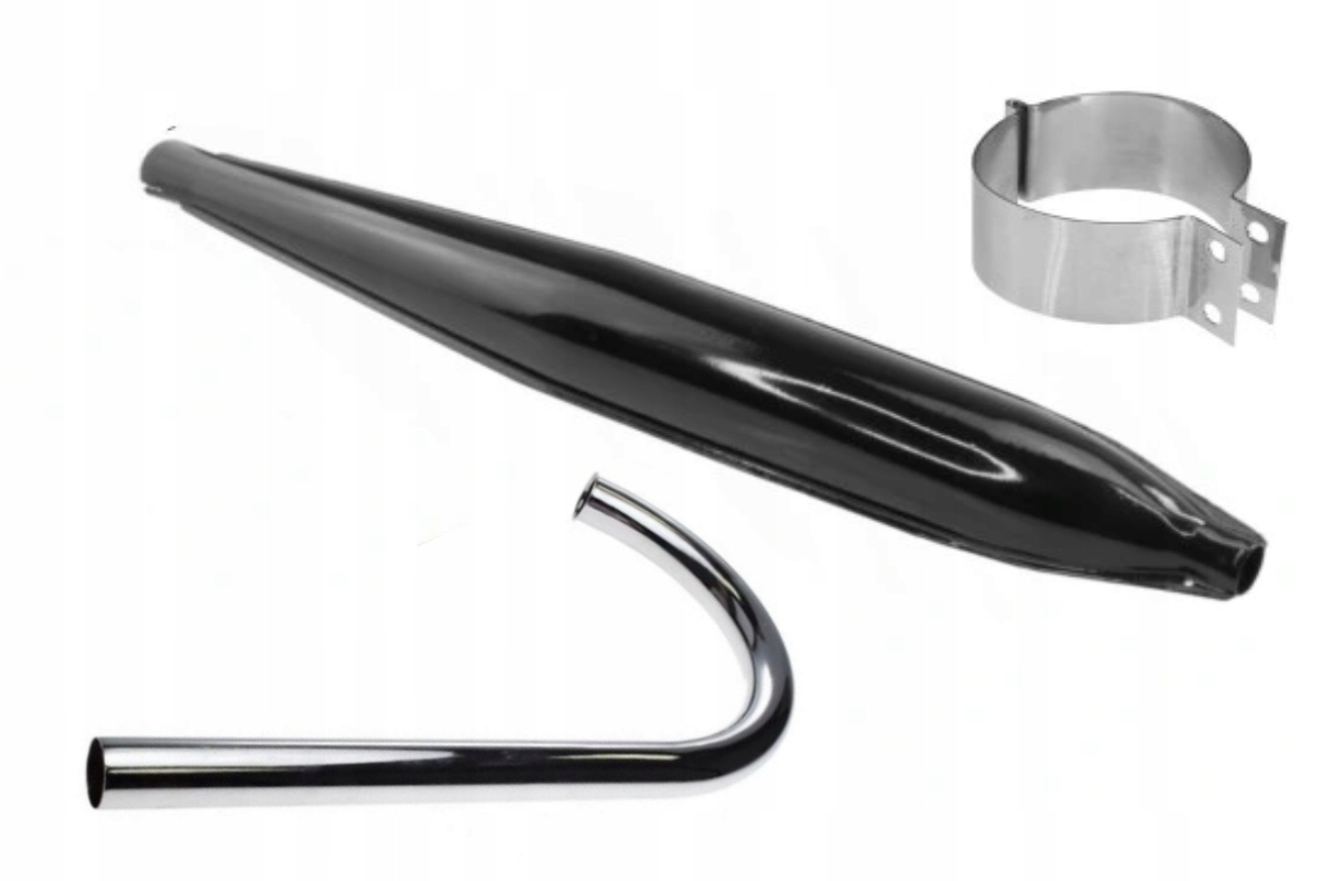 823683 - Глушник Вихлопна труба WSK 125 B1 дворучна труба + лікоть