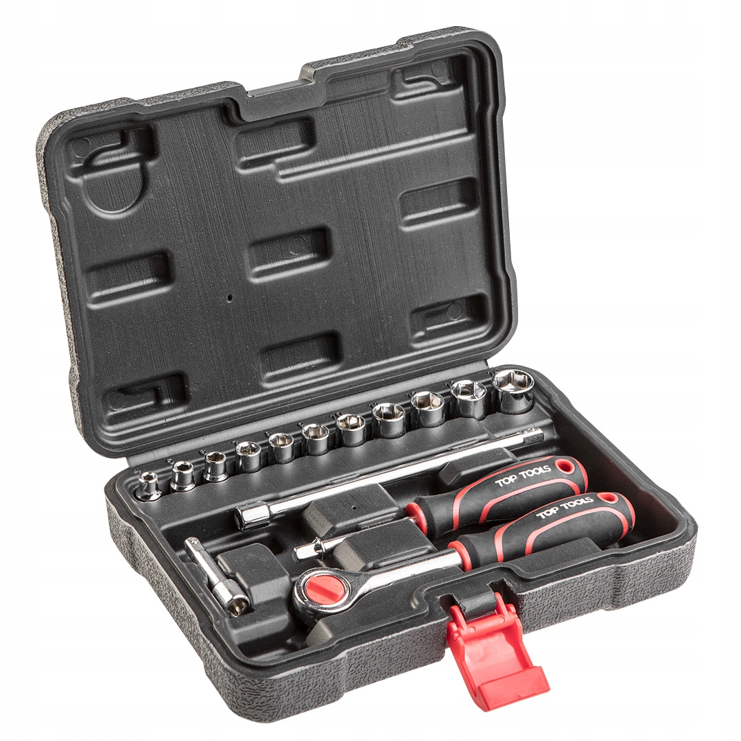 

Top Tools Zestaw Klucze Nasadowe 1/4 15el walizka
