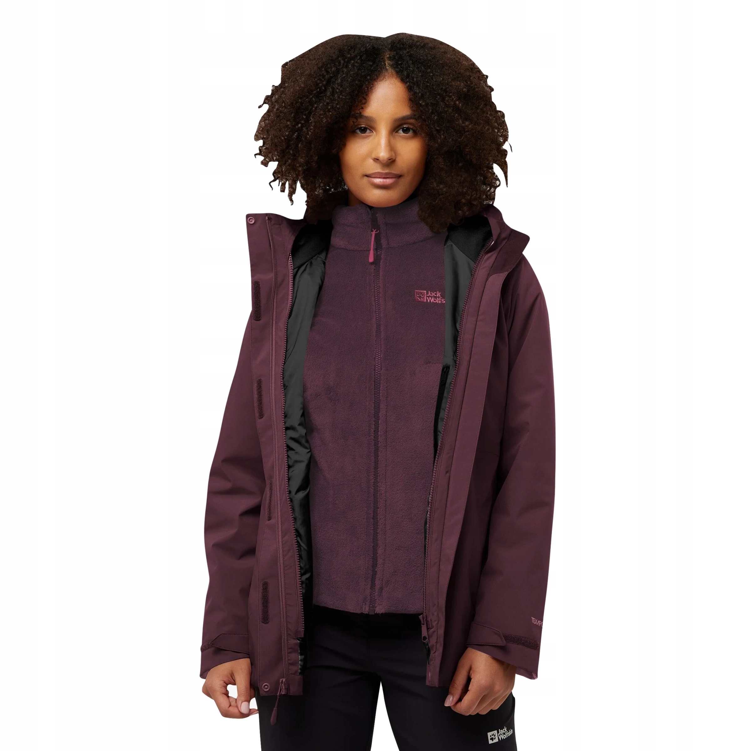 Jack Wolfskin Kurtka Rotwand 3w1 Jacket Women S