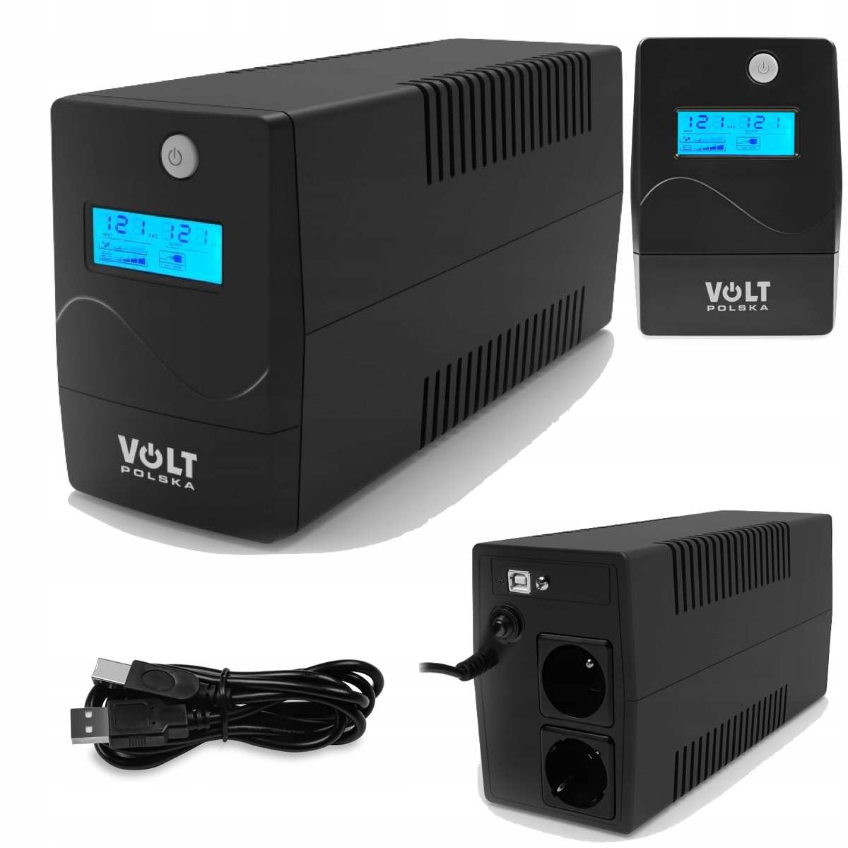 Zasilacz Awaryjny Ups 1000/600W 9Ah Micro Aku 230V 1000W