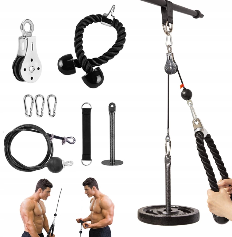 Závěsná Posilovací Kladka pro cvičení, tréninkový blok závěsná posilovací kladka