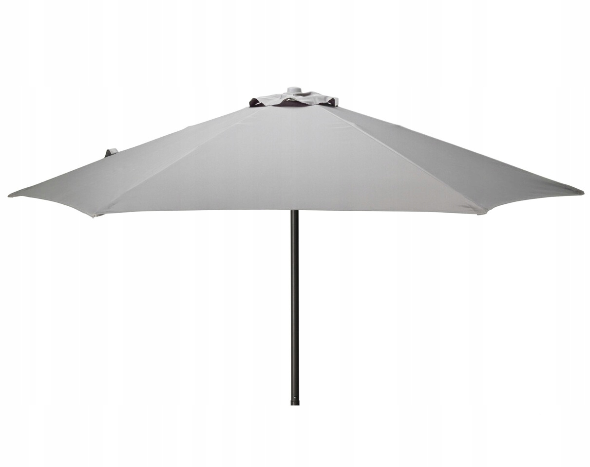 Zahradní slunečník z hliníku a Uv tkaniny, světle šedý, 230 cm