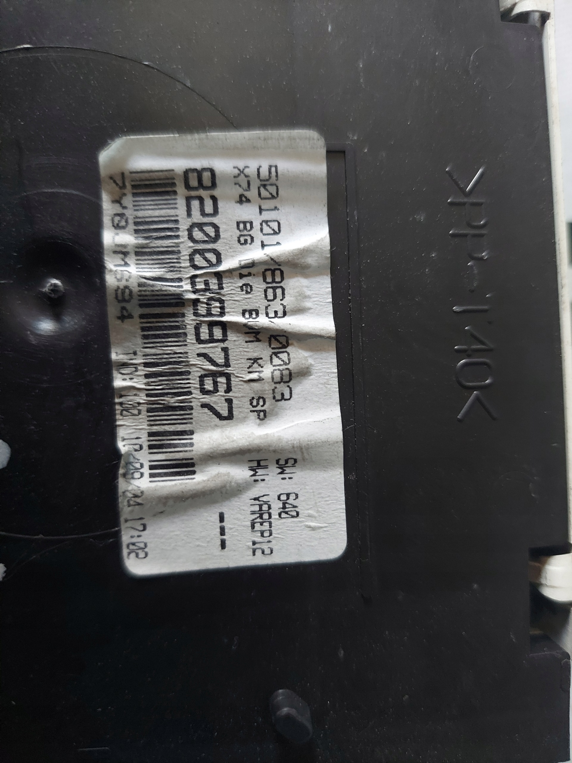 dials clock LAGUNA II 1.9 DCI 8200399767