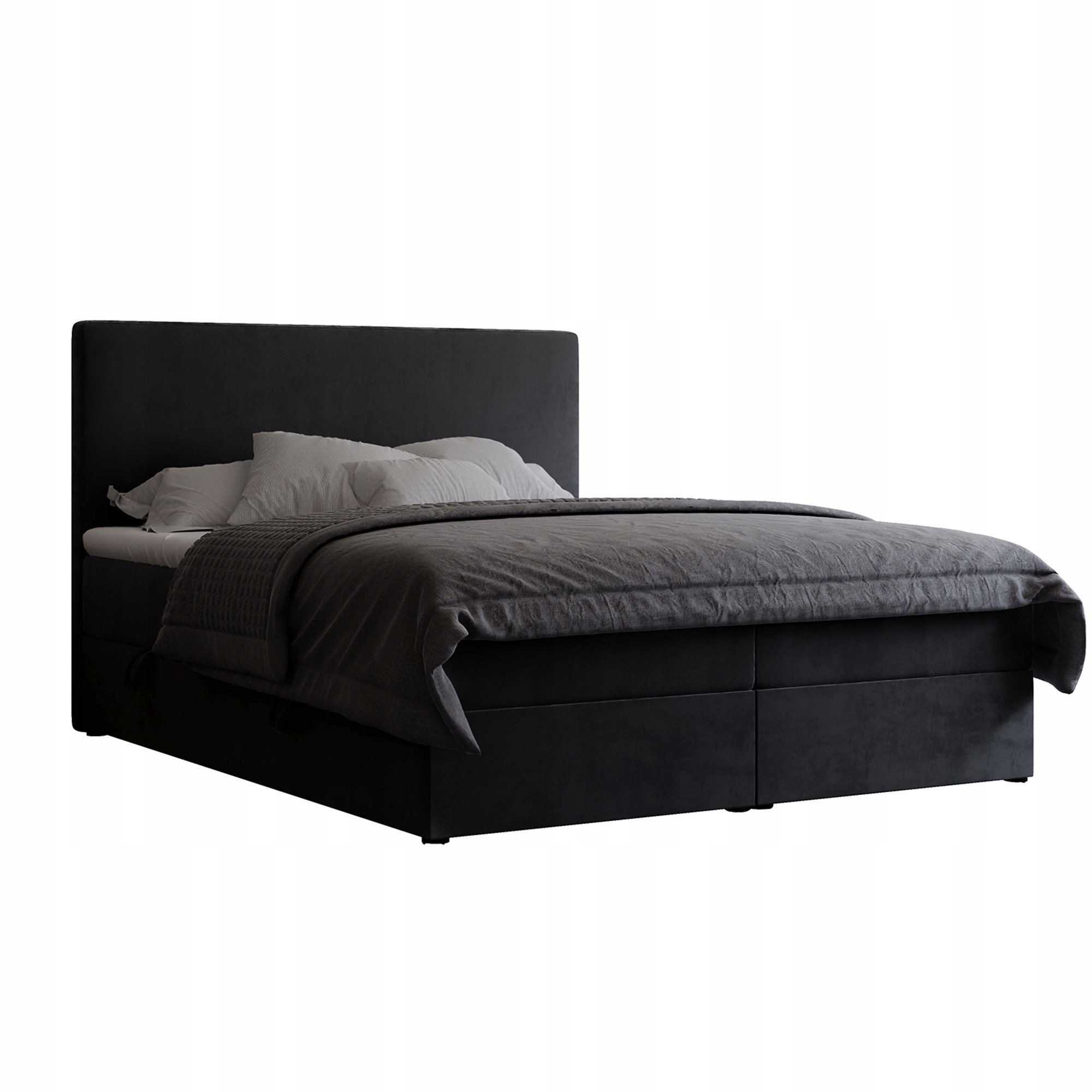Kontinentální postel Giulia matrace bonell topper 160x200 černá