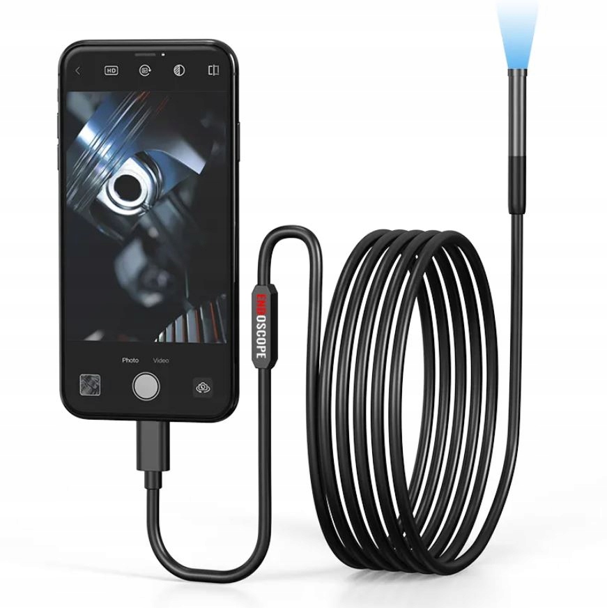 Full Hd Inspekční Kamera Duo Endoskop 2M 7LED 2xFHD Wifi
