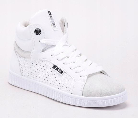 

Snakersy Big Star Białe Eko Wysokie DD274246 R38 D