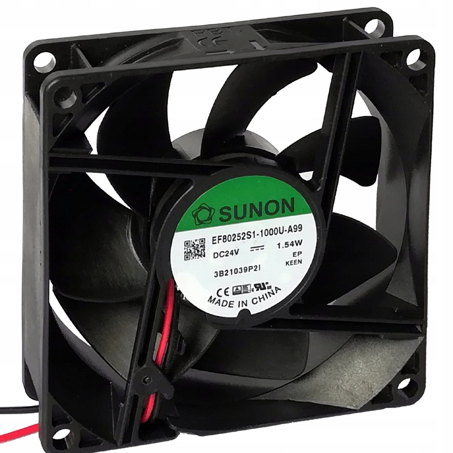 

Wentylator 24V 80x25 mm Sunon EF80252S1-1000U-A99