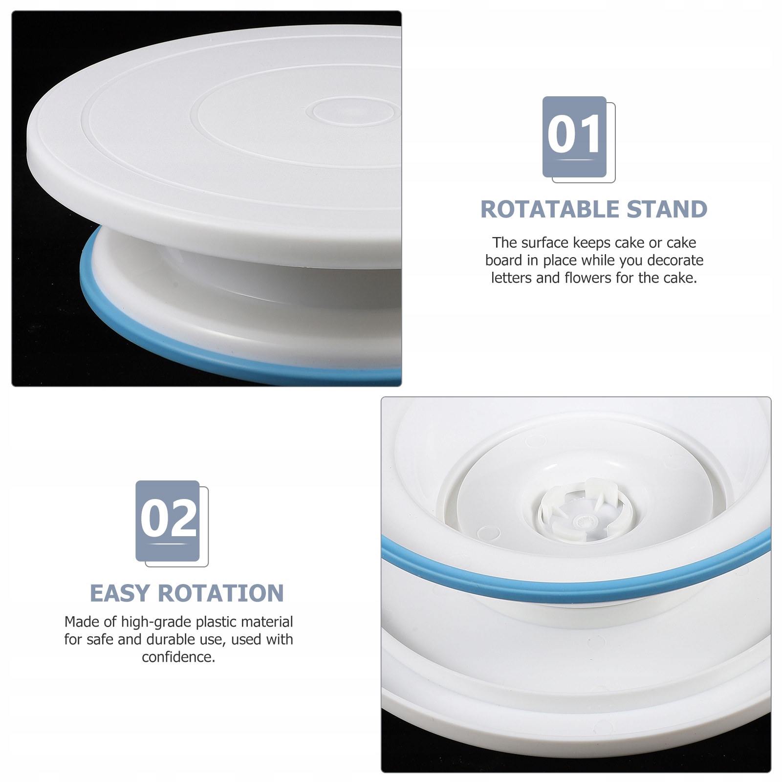 STOLIK OBROTOWY DO OBROTU CIASTA RĘCZNY Marka bez marki