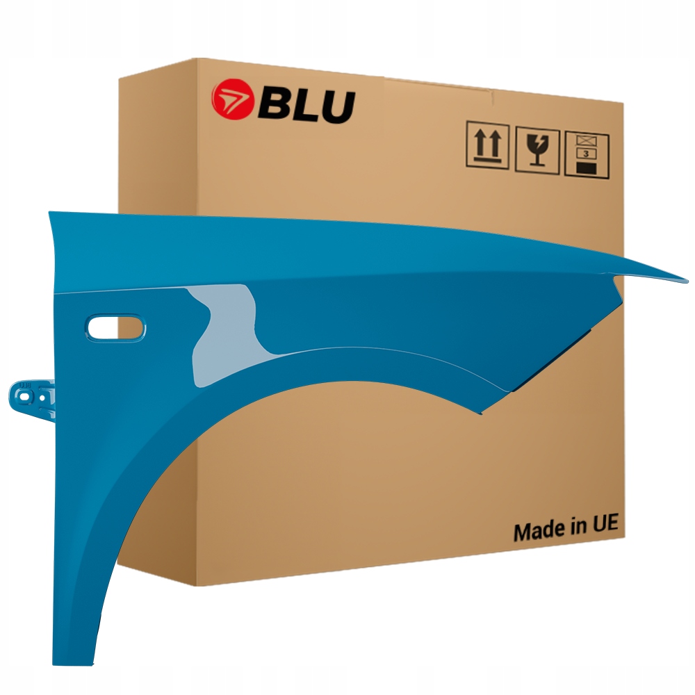 Blu Blatník Seat Ibiza IV 4 6J LW5N pravý modrý 08-17 přední AzulAlor