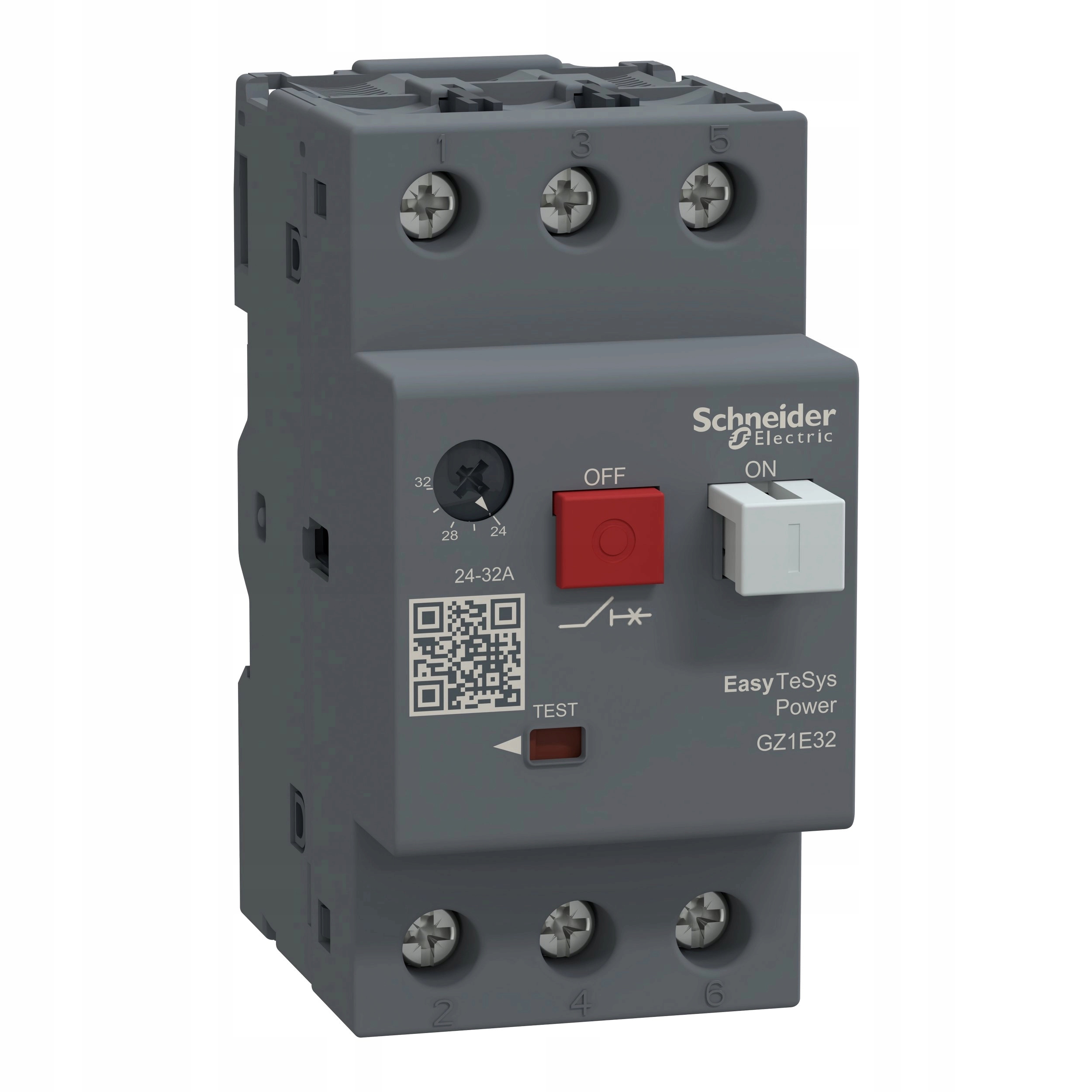 Motorový Spínač 3P 24...32A 15KW Termický A Elektrom. Schneider GZ1E32
