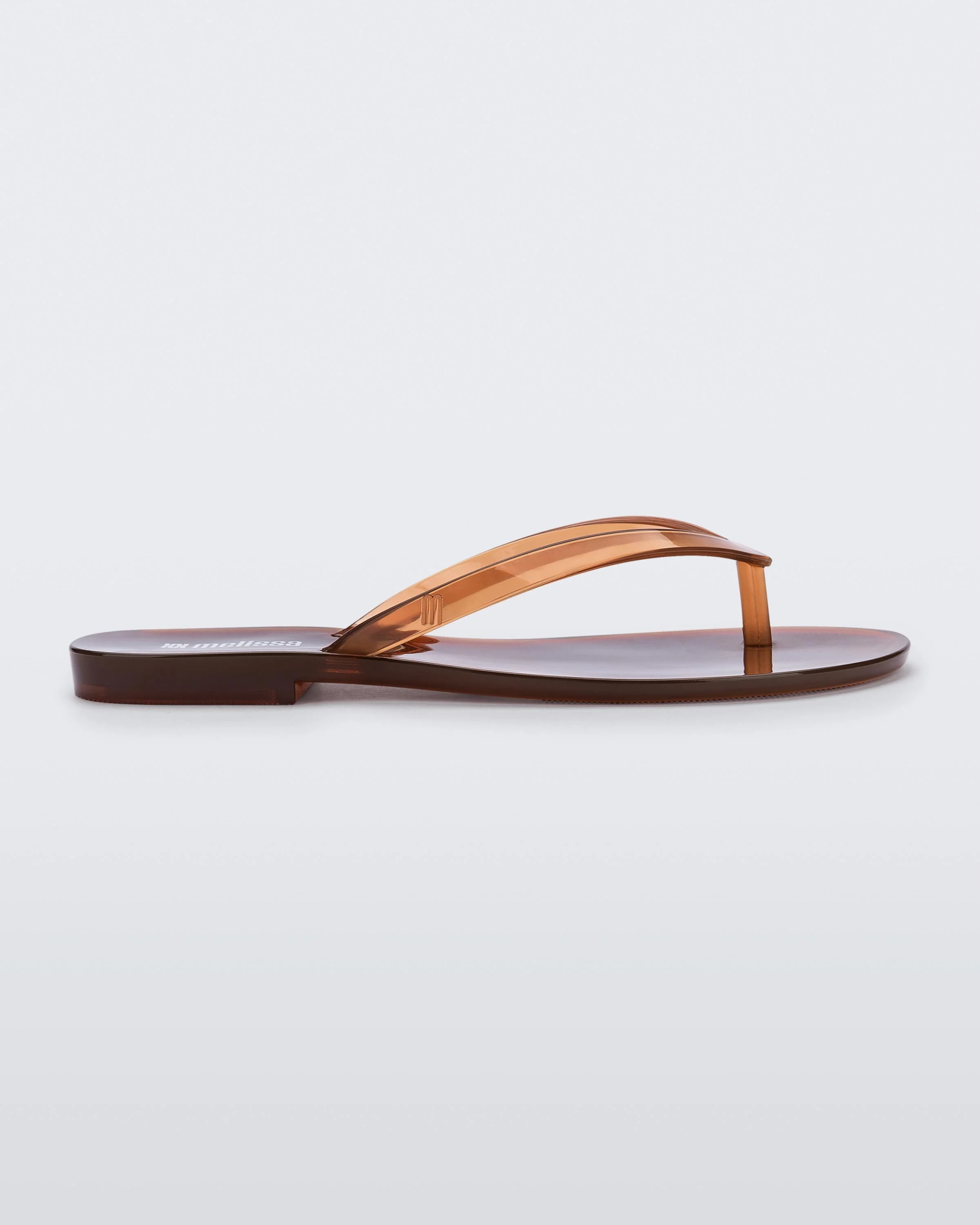 Melissa Harmonic Jelly Ad Clear Brown Dámské žabky Hnědé 40
