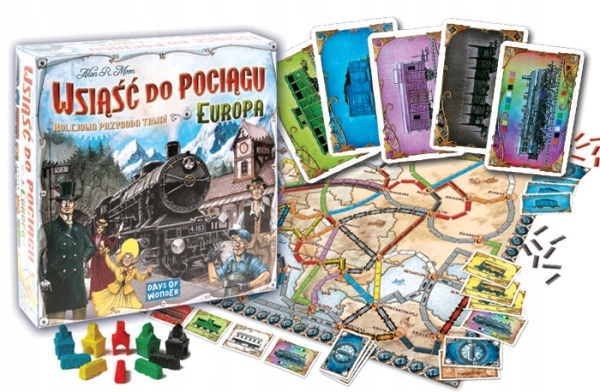Rebel Gra strategiczna planszowa Wsiąść do Pociągu: Europa