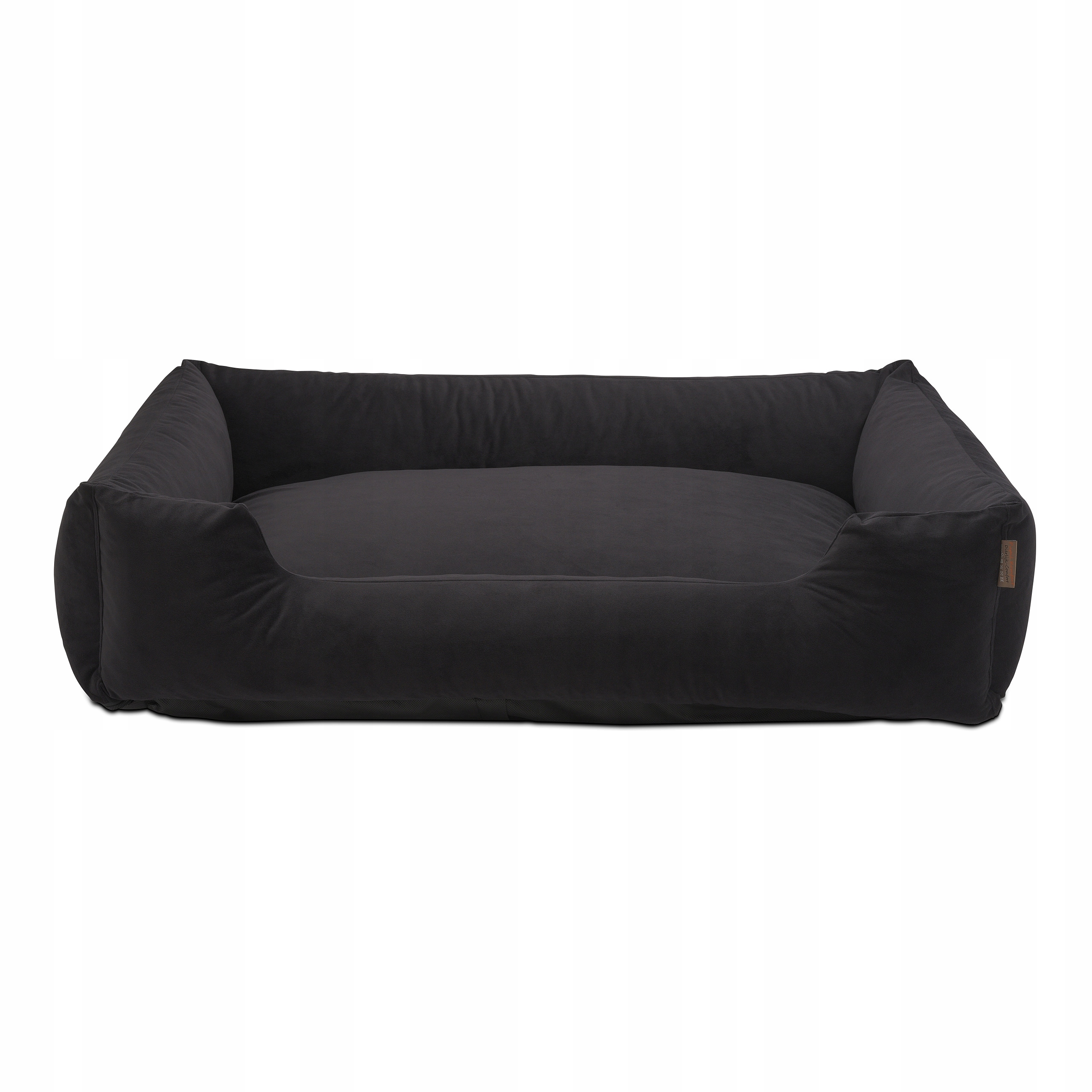 Levně Pelíšek pro psa 90x70 XL pohodlná matrace pohovka Bianka Černá