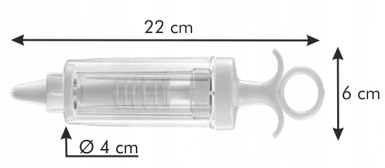 TESCOMA PISAK DEKORATOR SZPRYCA 8 KOŃCÓWEK Marka Tescoma