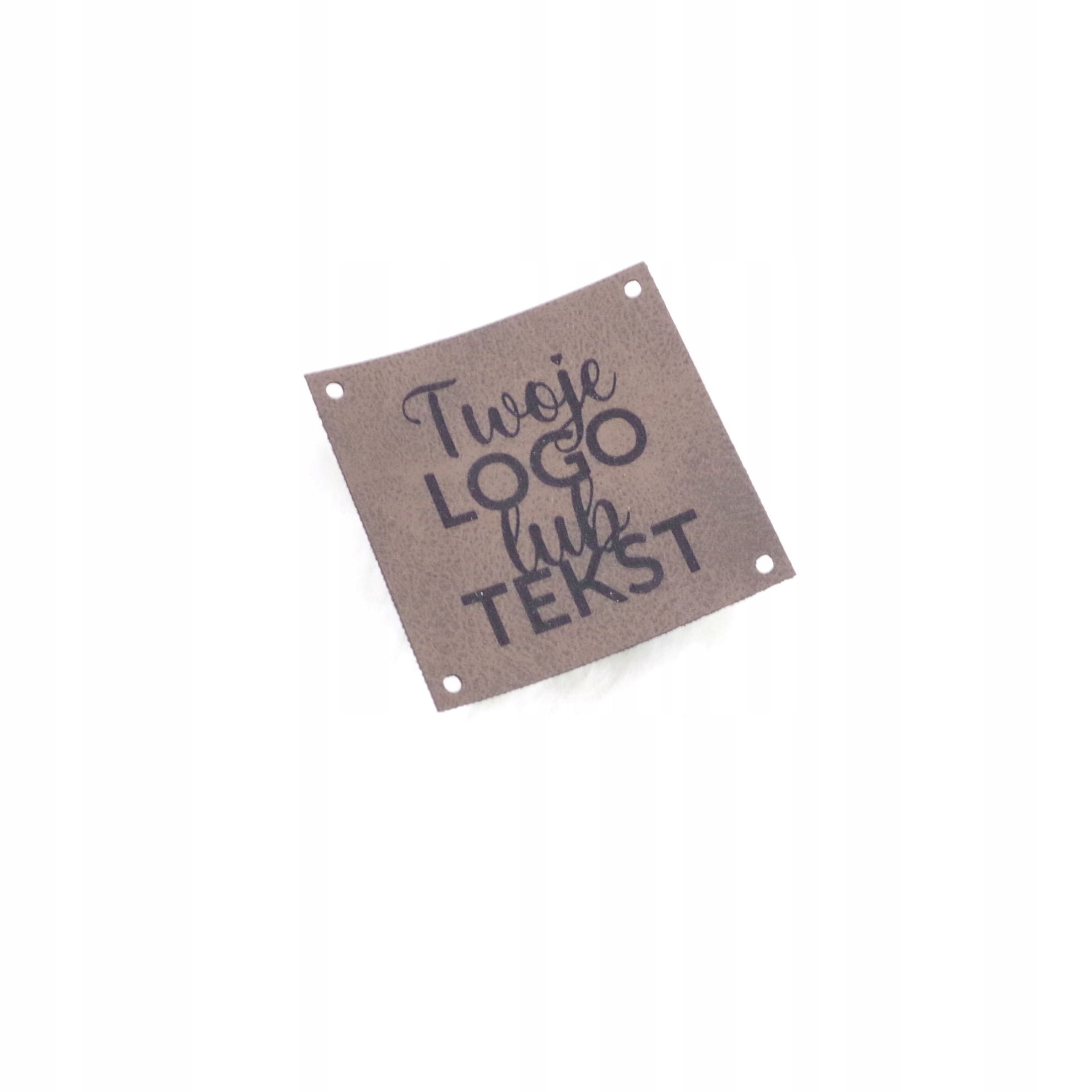 Štítek Etikety ekokůže logo 100 ks personalizovaný