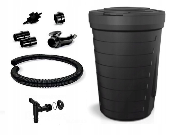 BECZKA 210L ZBIORNIK NA DESZCZÓWKĘ RAINCAN ZESTAW