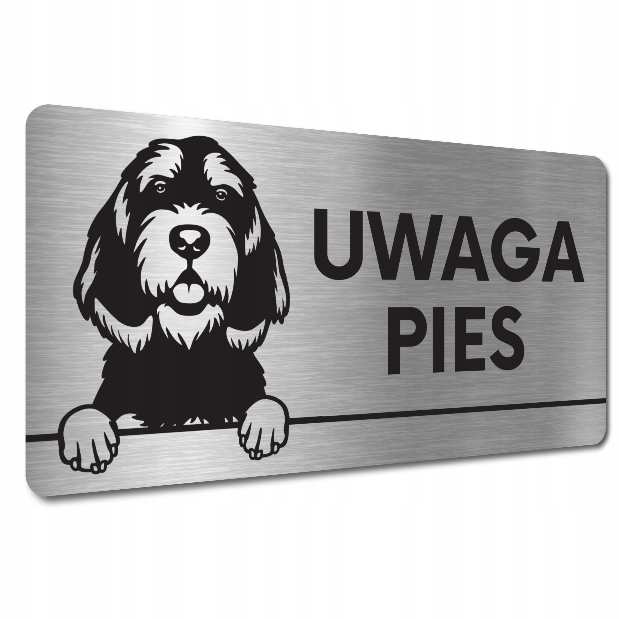 

Tabliczka Uwaga Pies Groźny Zły Pies Otterhounds