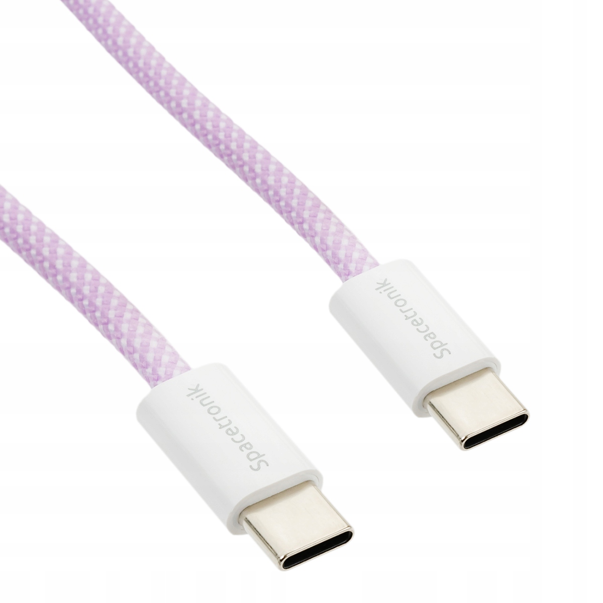 Kabel Usb-c PD100/240W Spacetronik 2m fioletowy