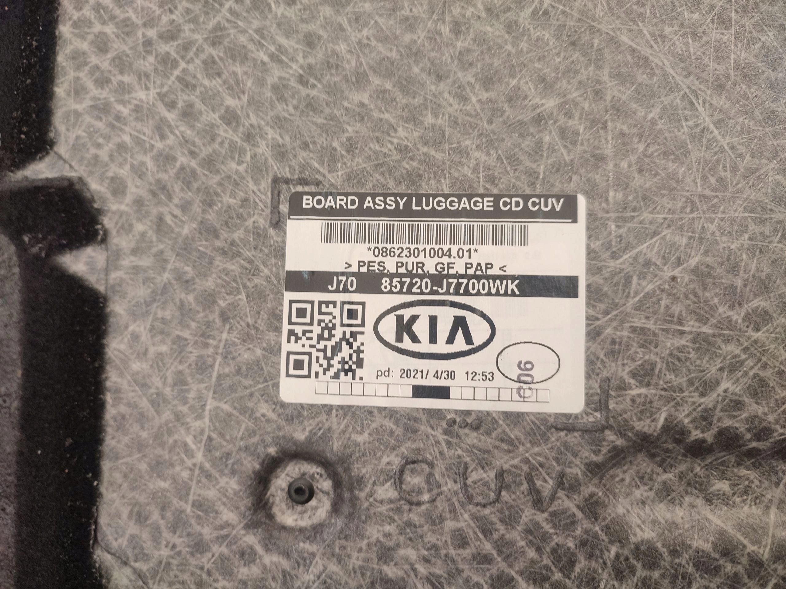 mats floor boot KIA XCEED (2019-2022) KOMBI