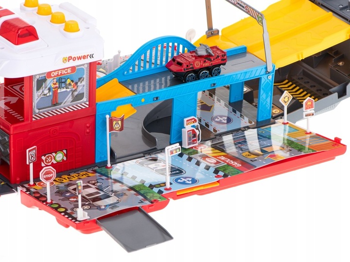 WÓZ STRAŻACKI STRAŻ POŻARNA REMIZA AUTA DŹWIĘKI Marka Ikonka