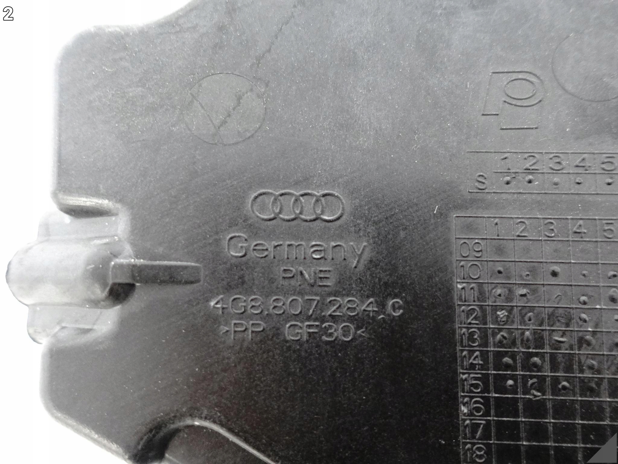 AUDI A7 S7 RS7 4G8 C7 10-18 support holder bracket W bumper right rear part