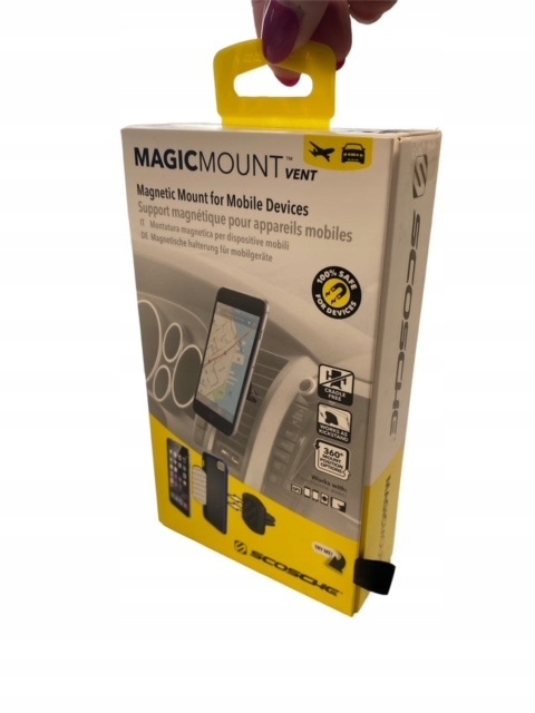SAMOCHODOWY MAGNETYCZNY NA TELEFON DO KRATKI SAMOCHODU mocny MAGICMOUNT