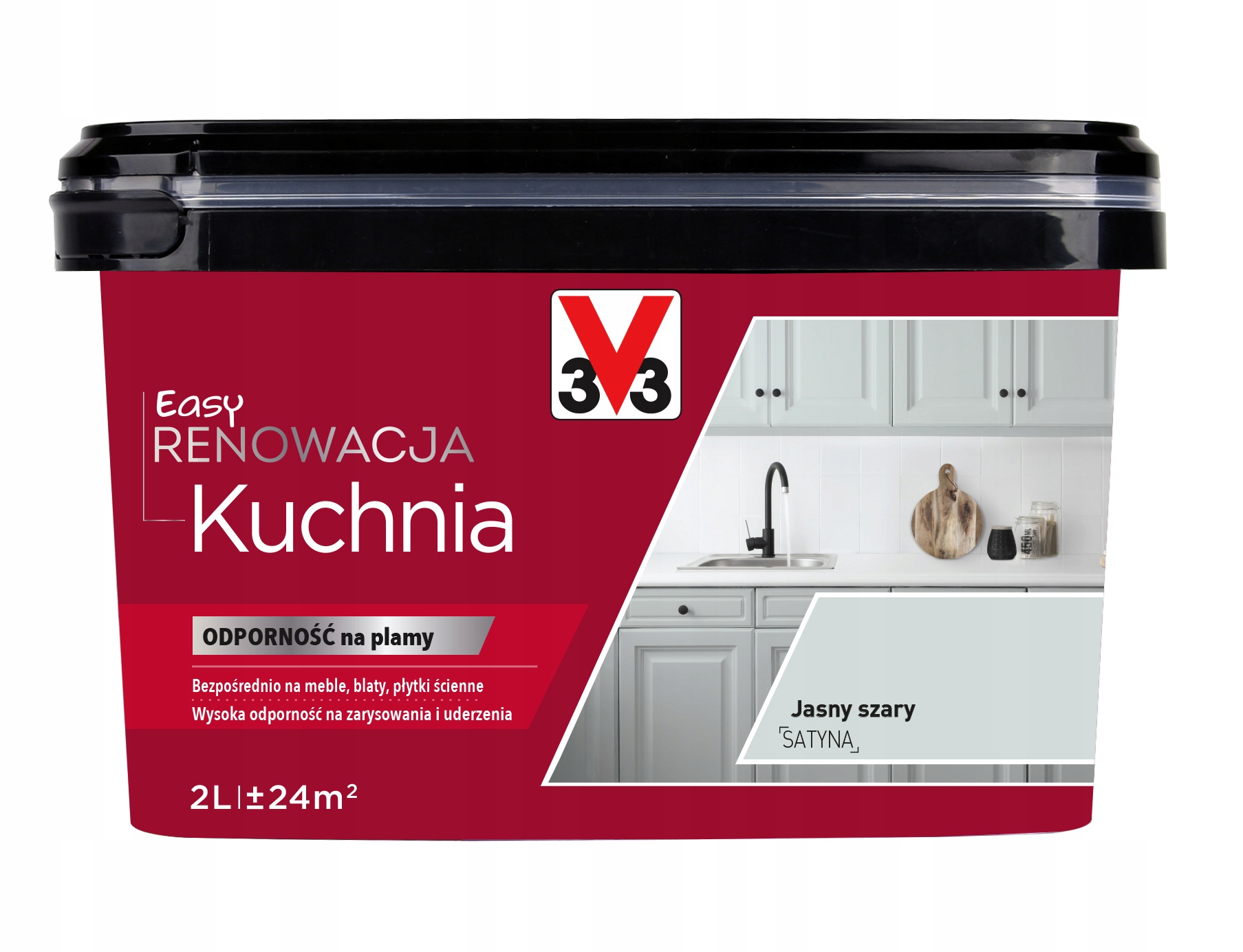 

V33 Easy Renowacja Kuchnia 2L Jasny Szary 3V3