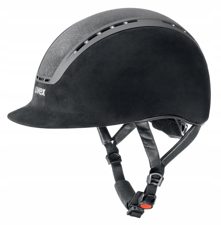 Kask jeździecki Uvex Suxxeed Glamour czarny M-L 57-59 cm
