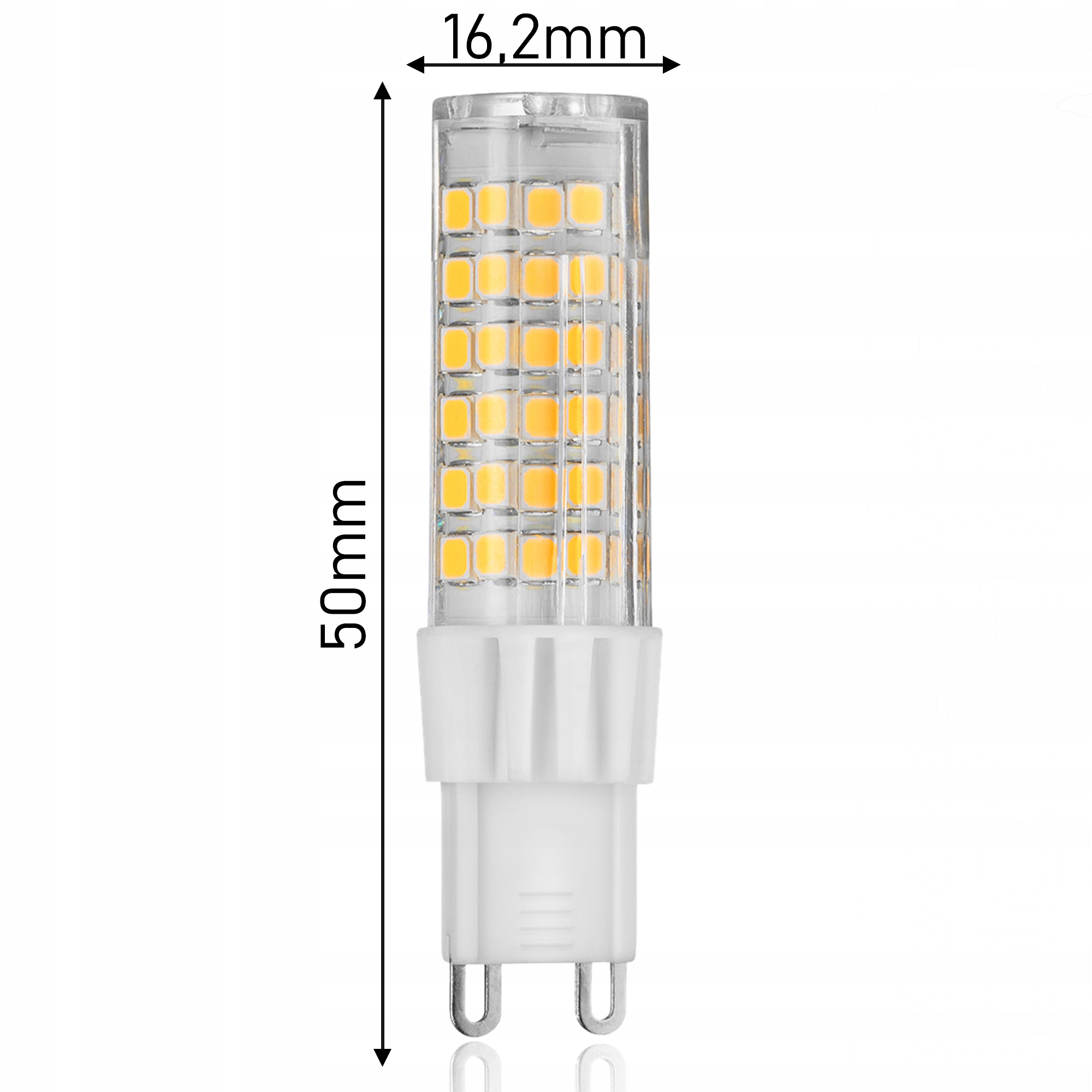 Żarówka LED G9 5W =55W SMD ciepła neutralna zimna Premium LEDLUX nie mruga Jasność 440 lm