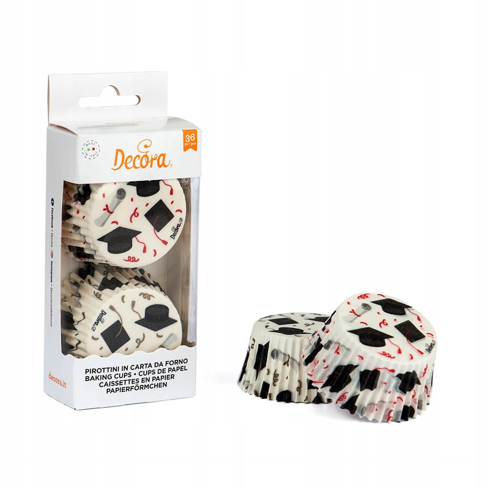 

Papilotki do muffinów Zakończenie Szkoły 50x32mm 3