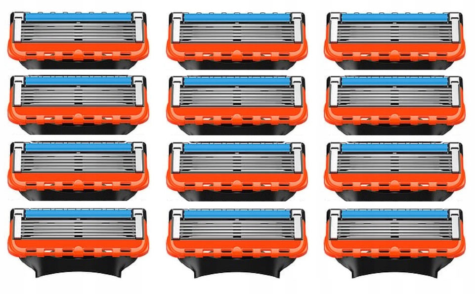 Náhradní hlavice pro holicí strojky Gillette Fusion5, 12 Ks