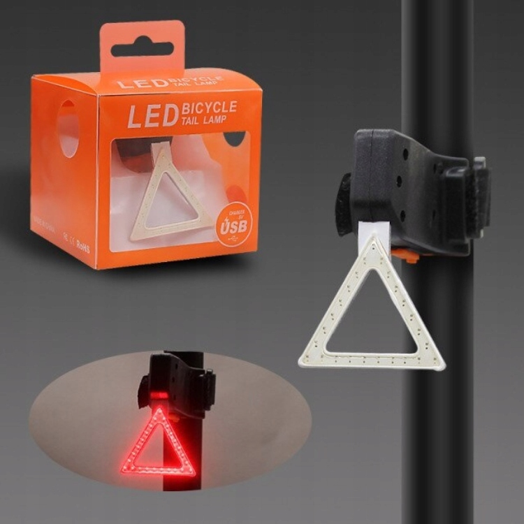 LAMPKA ROWEROWA TYLNA USB AKUMULATOR ŚWIATŁO LED OŚWIETLENIE ROWEROWE TYLNE Kod producenta 115355499