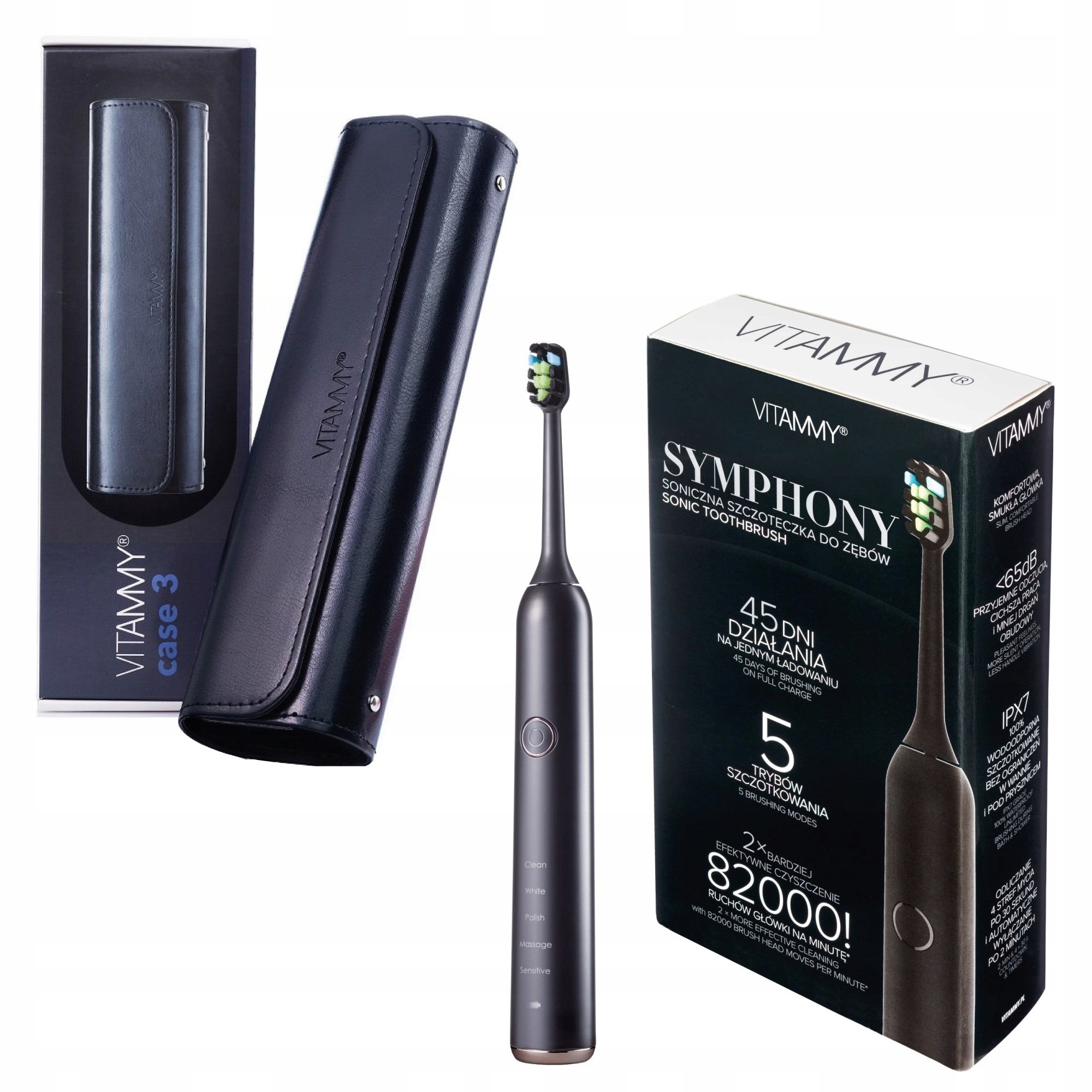 

Vitammy Symphony Black Szczoteczka soniczna