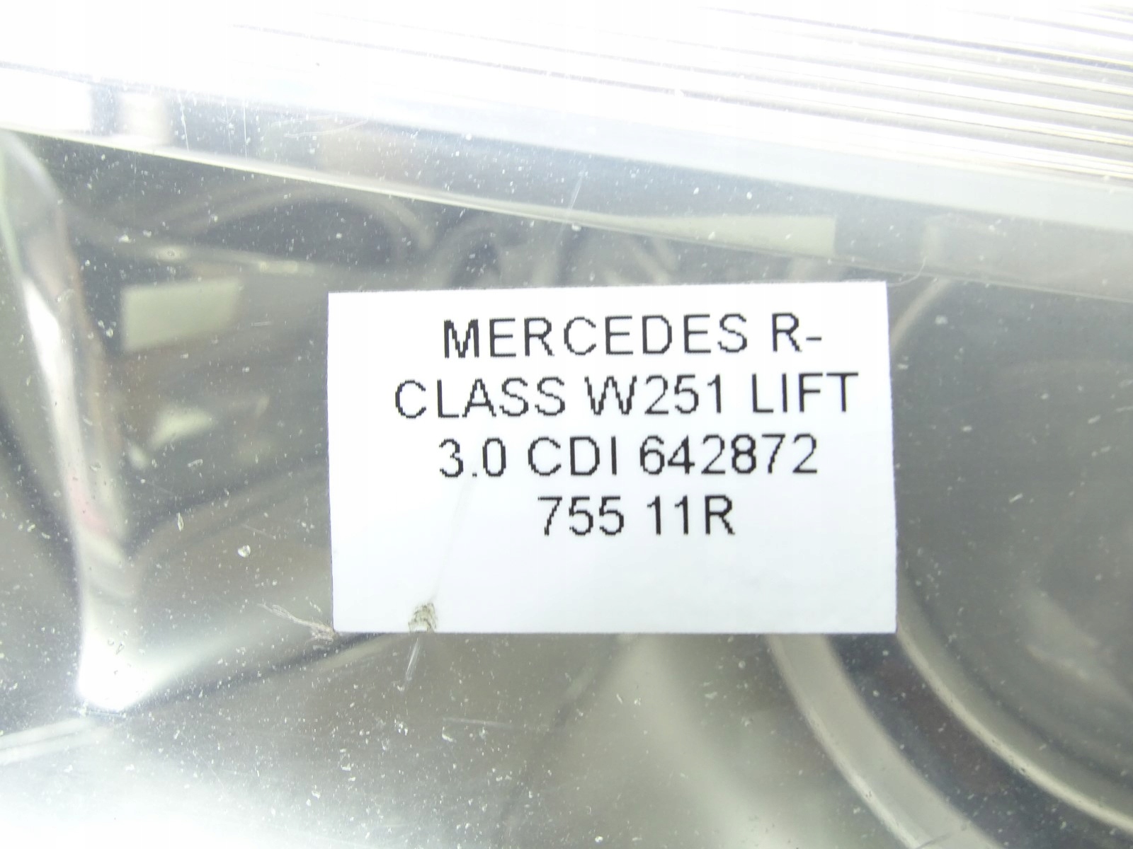 REFLEKTOR light left front left MERCEDES R W251 LIFT XENON A2518203761