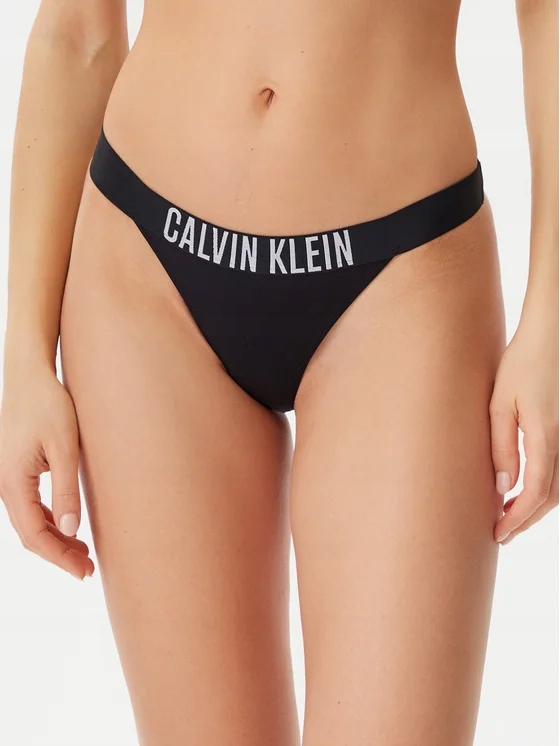 Dámský černý bikinový spodní díl 02857 Calvin Klein-S