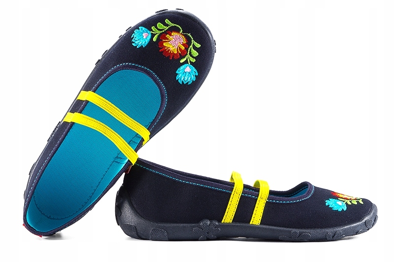 

Lemigo 567 Pola Balerinki Kapcie Domowe Granat 36