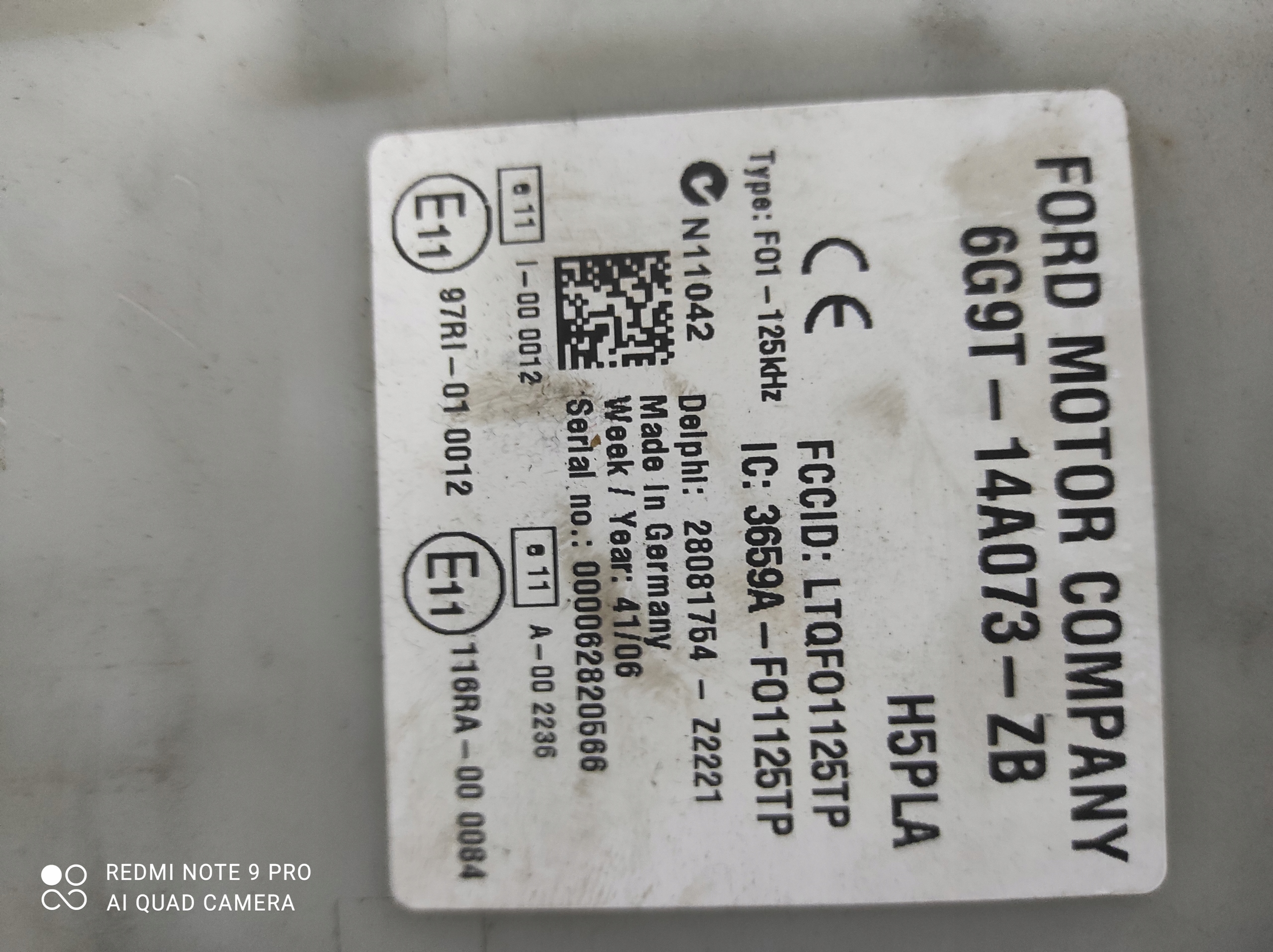 MODUŁ BSI SKRZYNKA FORD S-MAX 1,8TDCi 6G9T14A073ZB Typ samochodu Samochody osobowe