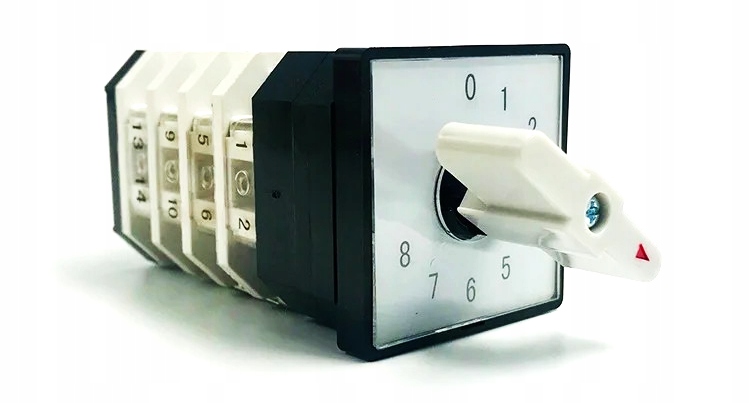 Przełącznik włącznik 8 Pozycyjny Sherman Eurotec Mig 230/200/160, LW12-16/4