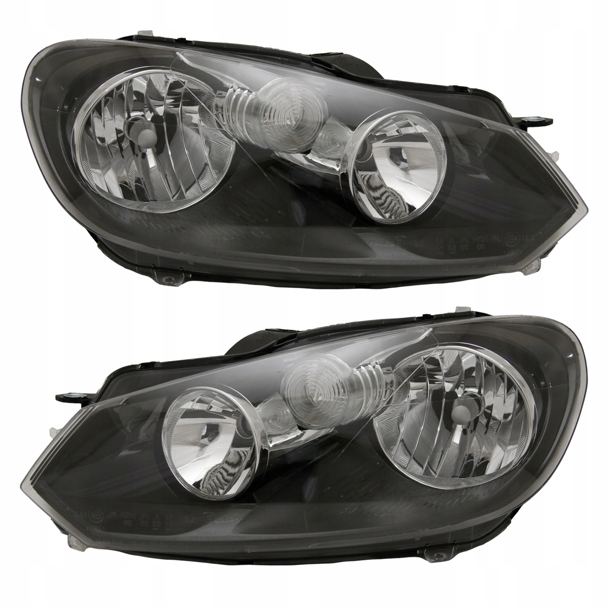 Světlomet přední halogenová lampa H15+H7 levá pravá Vw Golf VI 2008-2012