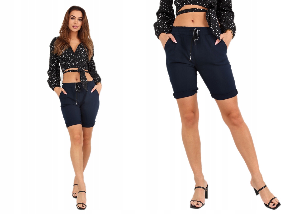 

Szorty Spodenki Krótkie Kobiece Wygodne 36 S 2065