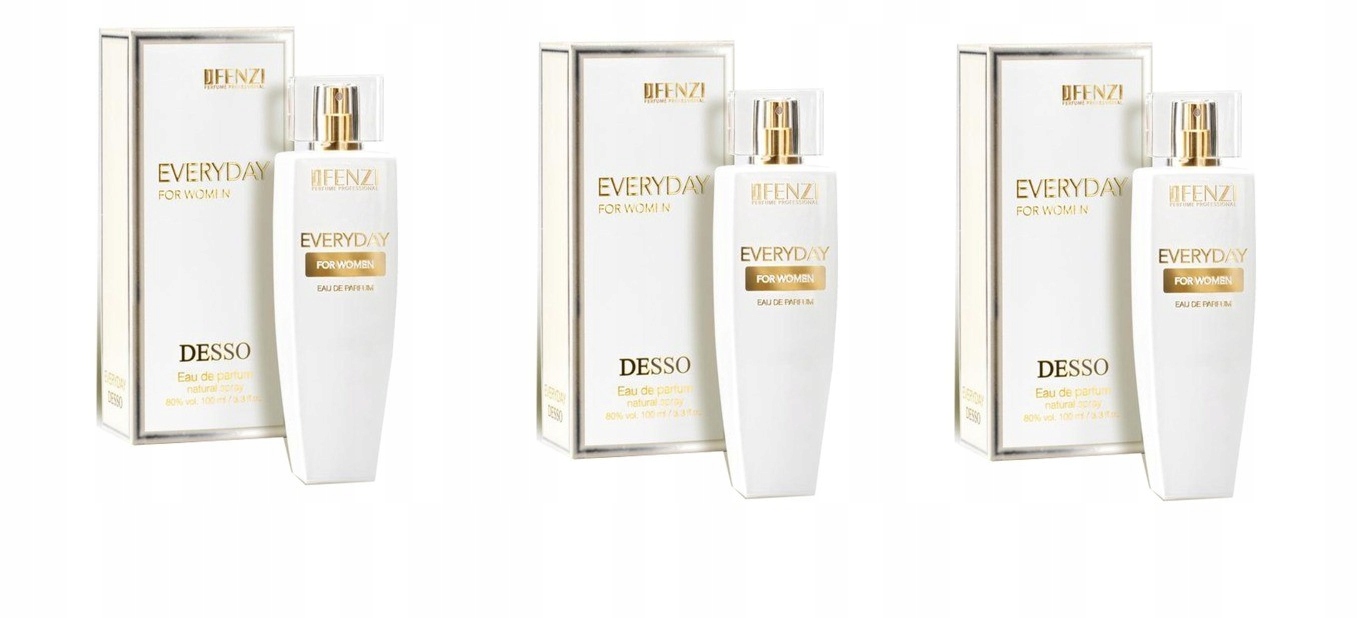 JFenzi Desso Everyday Women 3x100ml eau da parfum