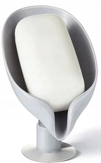 M2 MYDELNICZKA Z ODPŁYWEM LIŚĆ NA MYDŁO Z PRZYSSAWKĄ Wysokość 85 mm